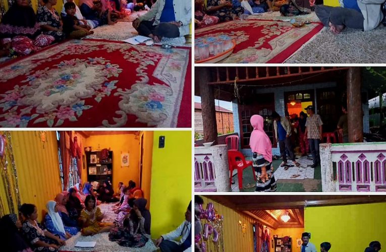 Reses Ke Tungkal Harapan, Ucok Mora Disambut Ibu-ibu RT. 08