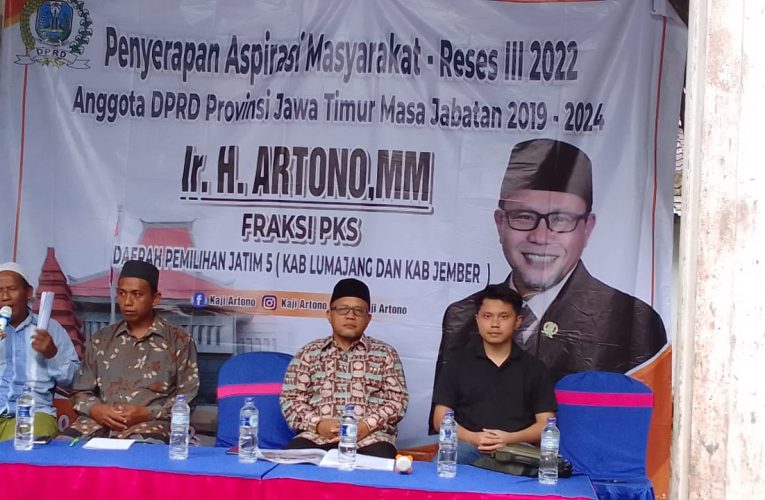Reses Ke-3 Anggota DPRD Jatim Artono Sosialisasikan Pemberdayaan Ekonomi Masyarakat