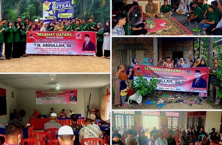 Tampung Aspirasi Masyarakat Secara Langsung, Ketua DPRD Tanjabbar Reses ke Beberapa Desa