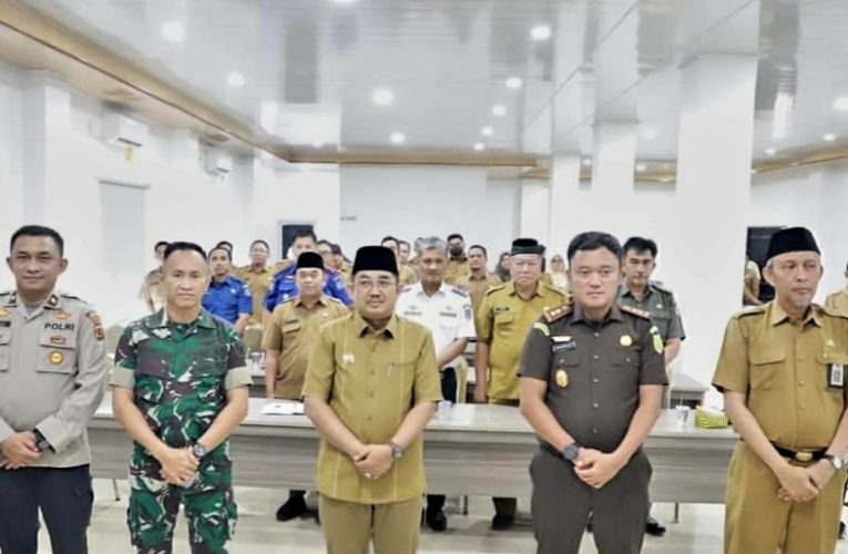 Bupati Tanjab Barat Buka Rakor Bersama Unsur Forkopimda serta OPD