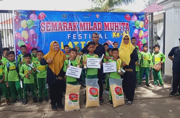 Milad Ke-61 SD Muhita Gelar Lomba Lato – lato , Wali Murid : Lomba Ini Juga Melatih Mental