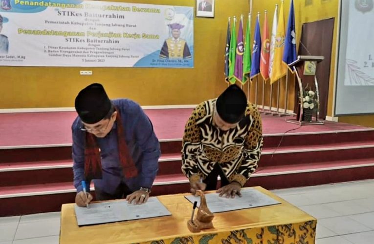 Tingkatkan SDM Kesehatan, Pemkab Tanjab Barat Jalin Kerjasama Dengan STIKBA Jambi