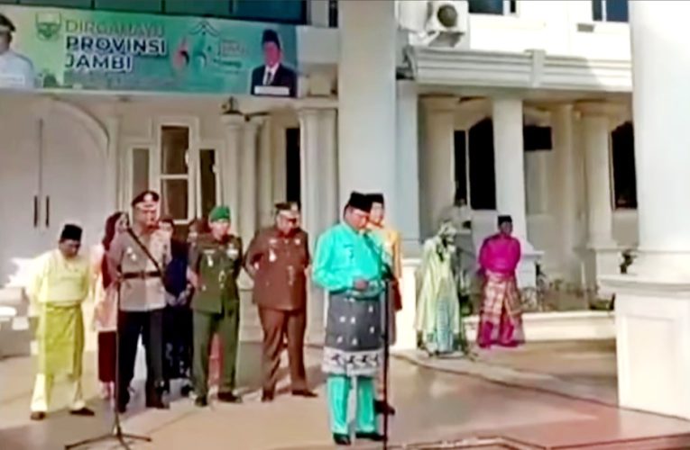 Wabup Tanjab Barat Jadi Irup Peringatan HUT Provinsi Jambi Ke-66 Tahun 2023