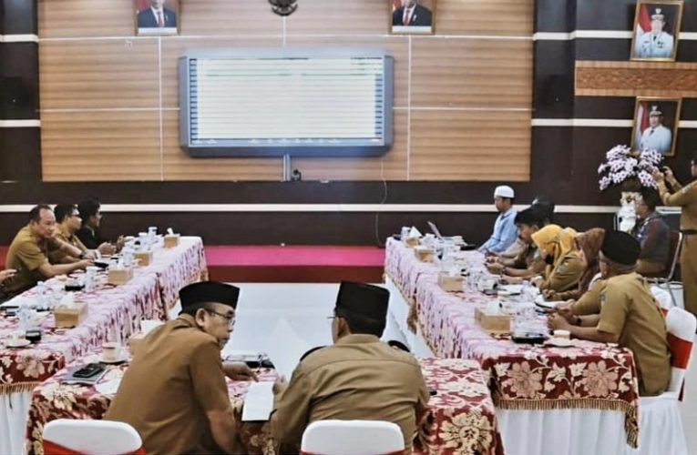 Secara Virtual, Bupati Tanjab Barat Ikuti Rakornas Pengendalian Inflasi