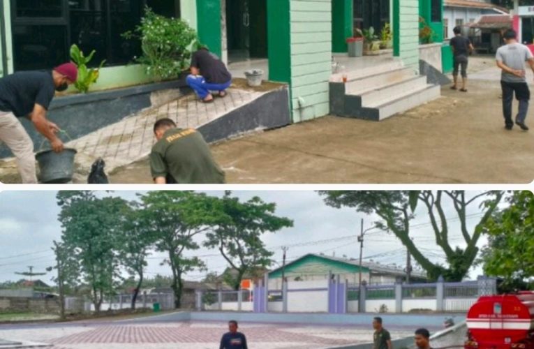 Camat Cisoka Pimpin Giat Jum’at Bersih di Lingkungan Kecamatan