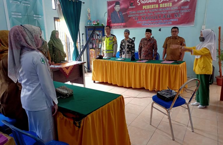 Reses di Betara, Ketua DPRD Tanjab Barat Disambut Hangat Warga Desa Lubuk Terentang
