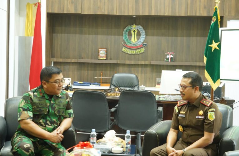 Korem 064/MY Dan Kejati Banten Satu Frekuensi