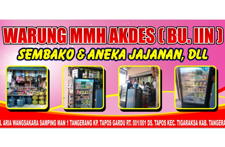 Warung Bu Iin Sedia Berbagai Macam Sembako dan Aneka Jajanan