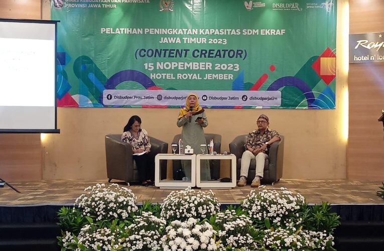 Tingkatkan Kreatif Kaum Millenial, Pemprov Jatim Gelar Pelatihan Content Creator dan Fotografer
