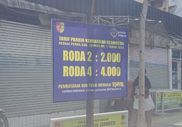 Dishub Jember Akui Hasil Retribusi Parkir Anjlok