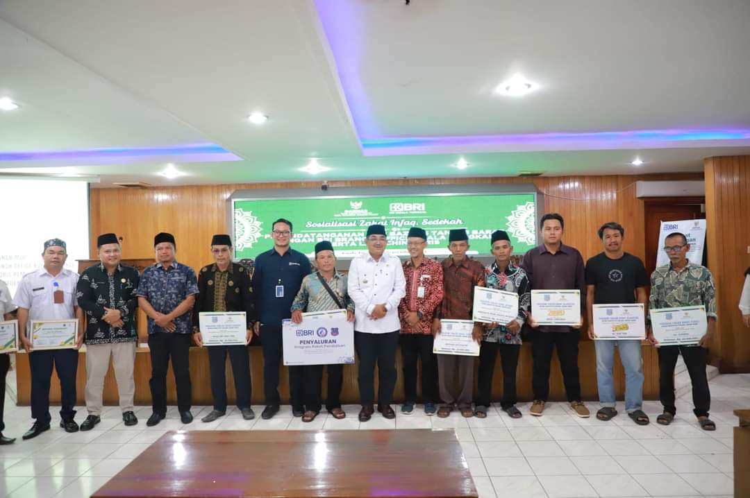 Bupati Tanjab Barat Resmikan QRIS Bersama BAZNAS dan BRI