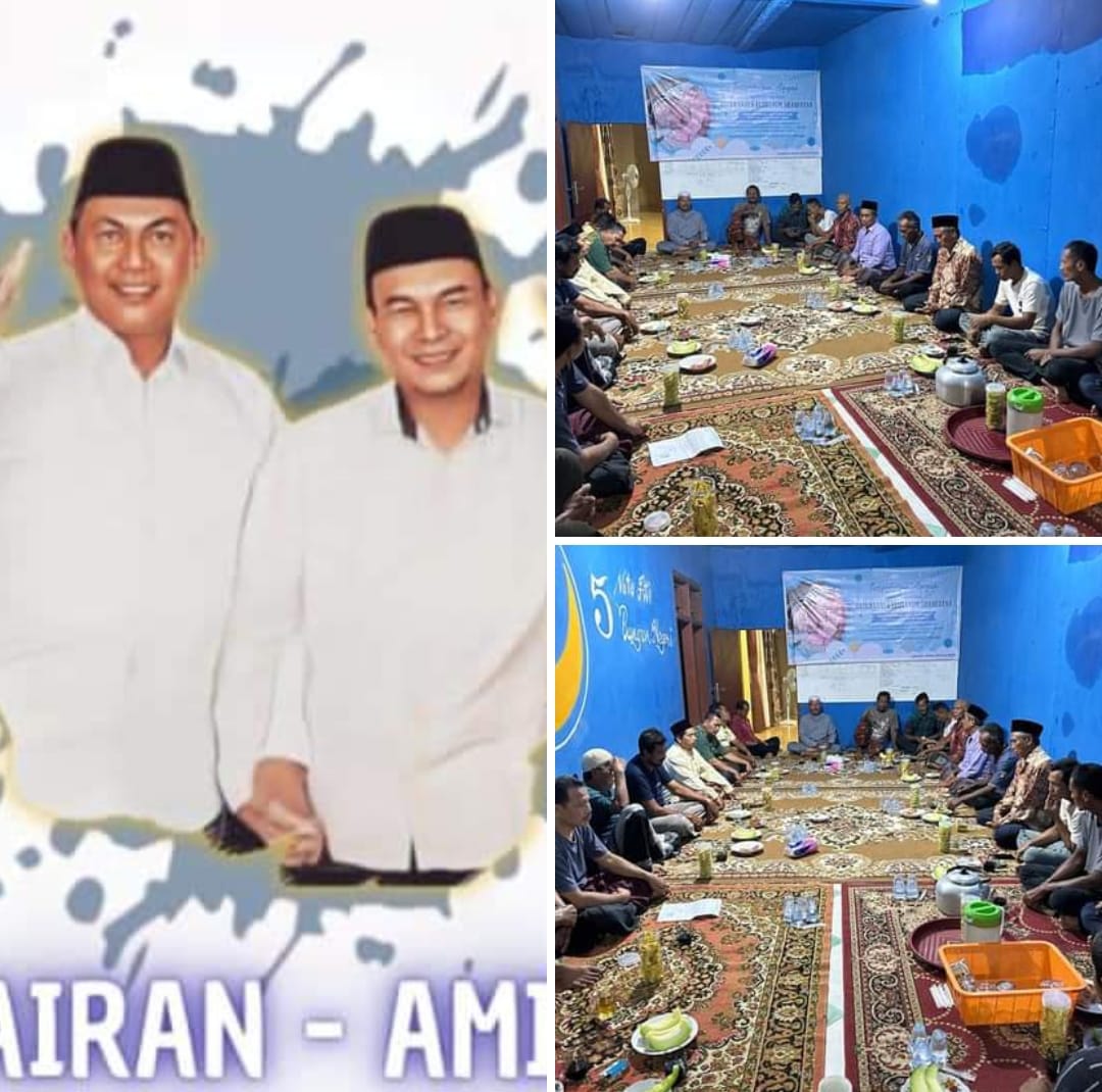 Warga Renah Mendaluh Gelar Pertemuan, Siap All Out Dukung Hairan-Amin