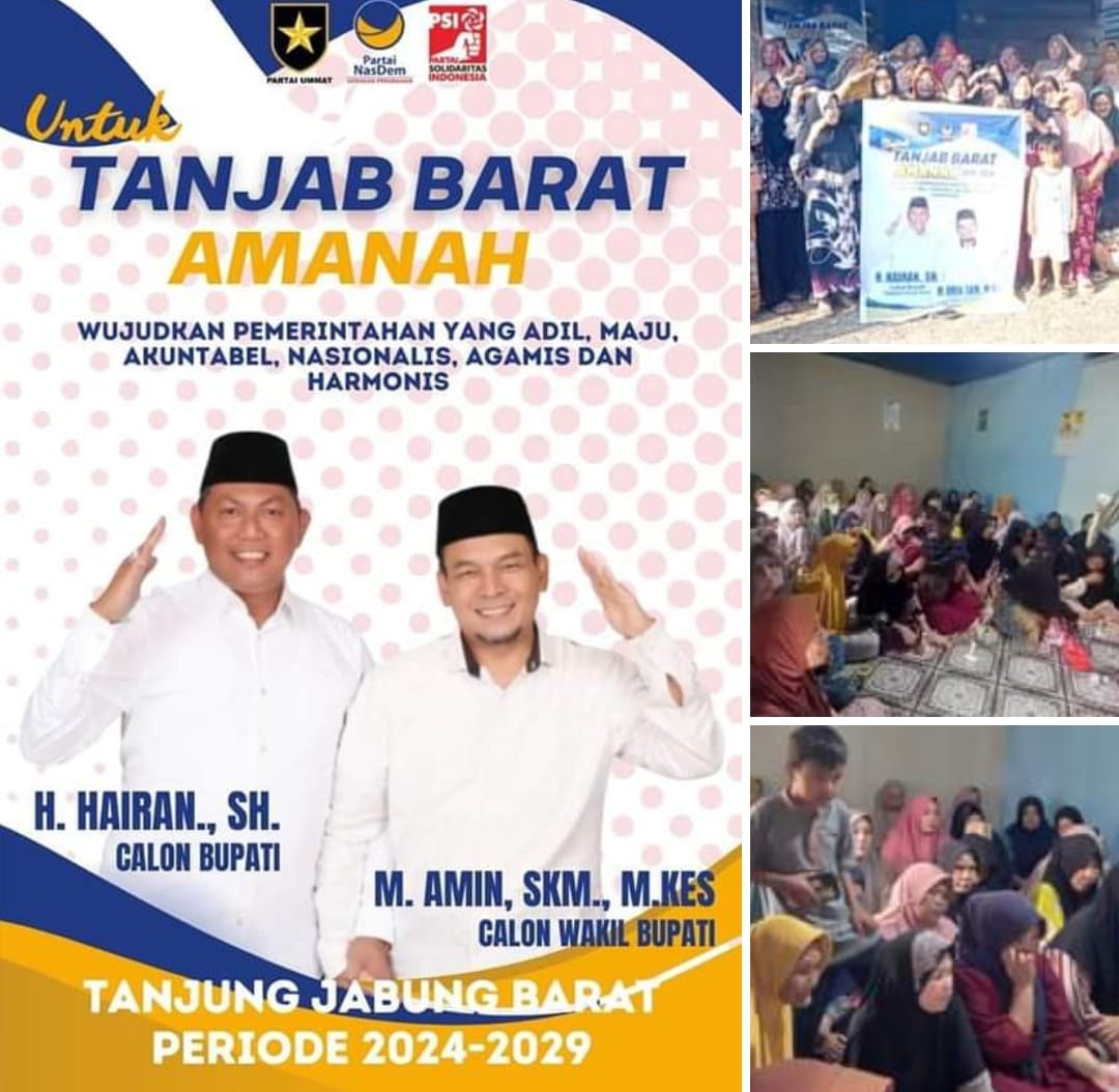 Tiada Matinya, Ratusan Emak-Emak Pengabuan Kembali Deklarasikan Dukung Hairan-Amin 