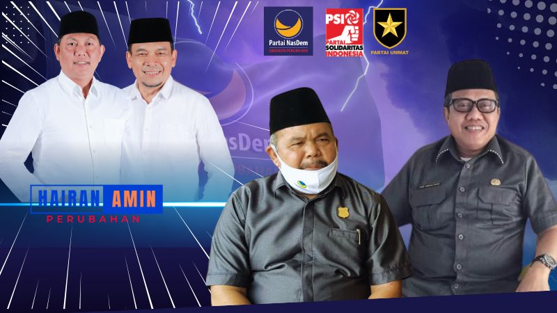 Luar Biasa, Hasil Survey Hairan-Amin Menang Telak di Pilkada Tanjab Barat