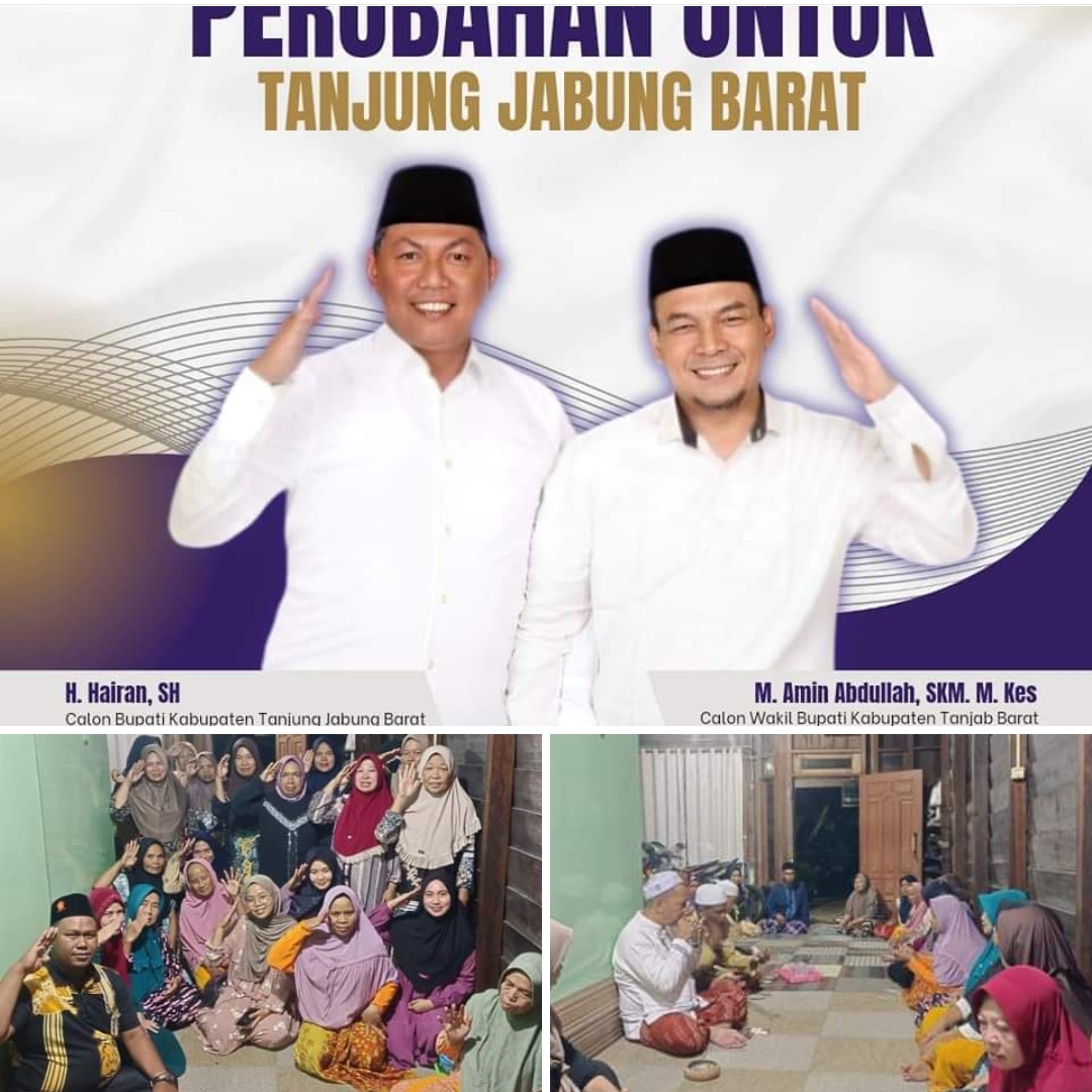 Tanpa Komando, Emak-Emak Bram Itam Nyatakan Dukung Hairan-Amin