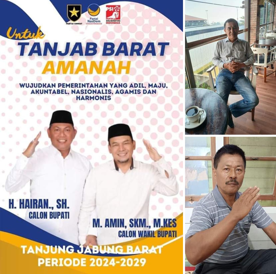 Dua Purnawirawan TNI-Polri Perkuat Tim Pemenangan Hairan-Amin: Tongam Manalu dan Benaris Siap Berjuang Bersama di Pilkada Tanjab Barat