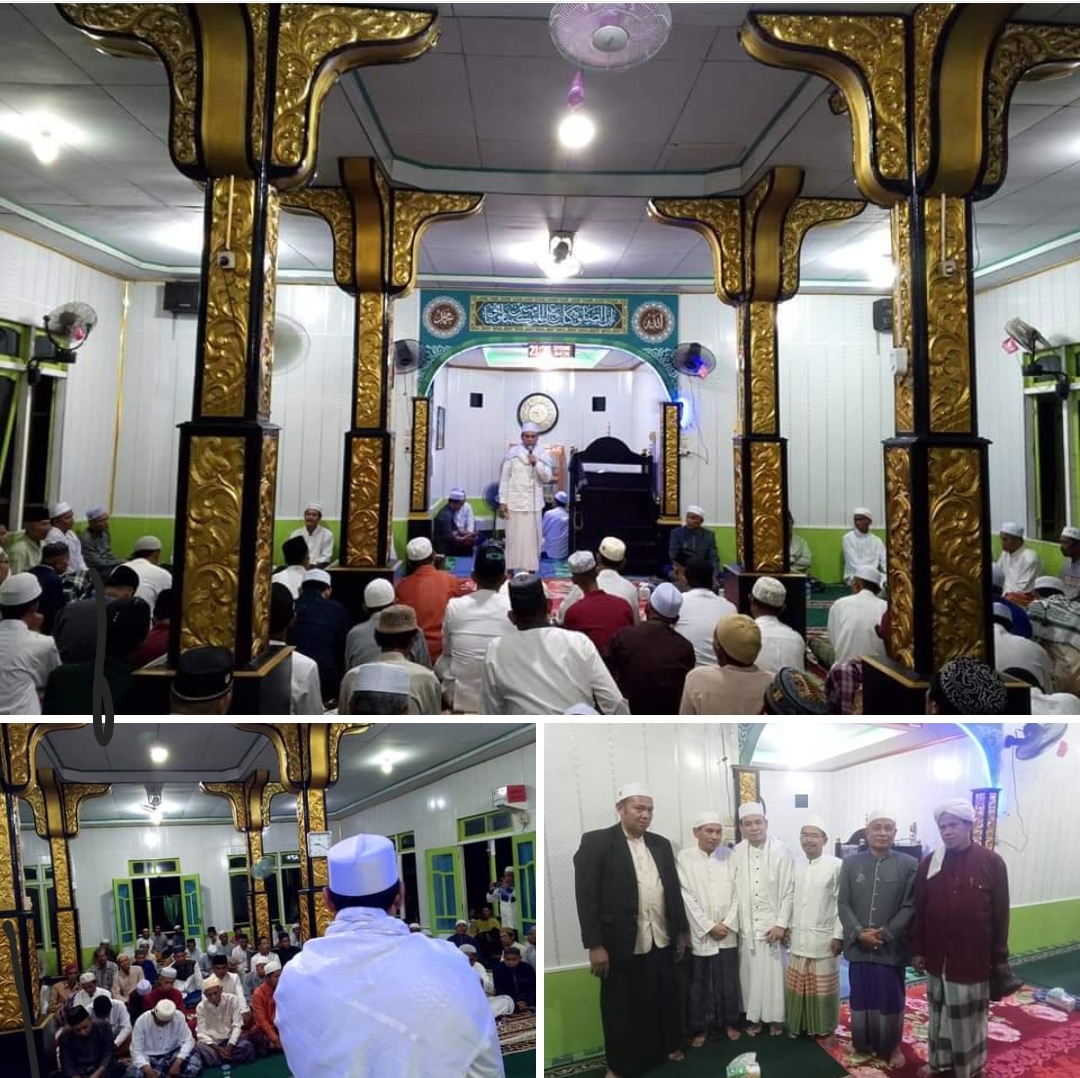 Semakin Populer di Masyarakat, Ustadz Amin Isi Tauziah Maulid Nabi di Masjid Mardhatillah Kelurahan Tungkal II