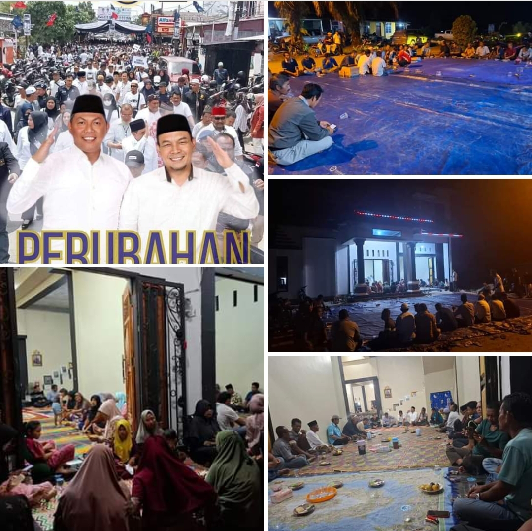 Bertekad Menangkan Paslon Hairan-Amin, Ratusan Warga Tungkal Ulu Antusias Hadiri Sosialisasi dan Silaturahmi Politik