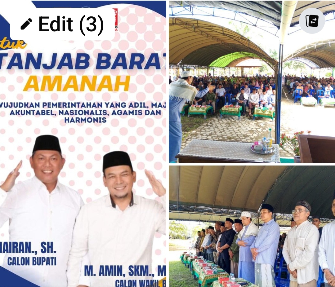 Luar Biasa, Cawabup Ustadz Amin, Isi Tauziah Tabligh Akbar di Renah Mendalu Ribuan Orang Terpesona