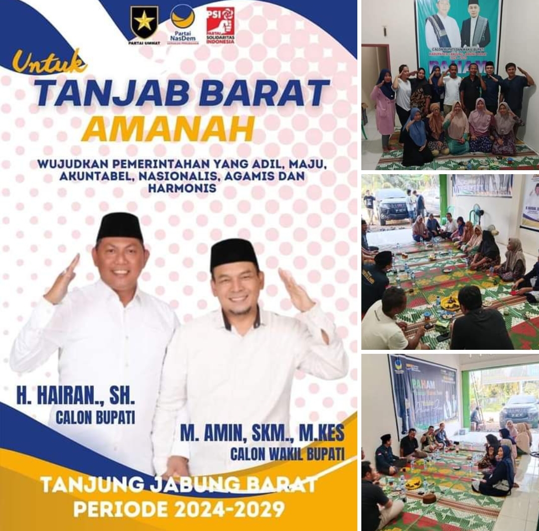 Terkesan Dengan Visi-Misi, Masyarakat Tebing Tinggi Ikrarkan Dukung Hairan-Amin