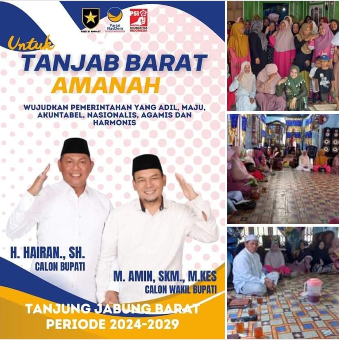Tambah Kekuatan Massa, H. Ayat Sosialisasikan Visi-Misi dan Program Paslon Hairan-Amin