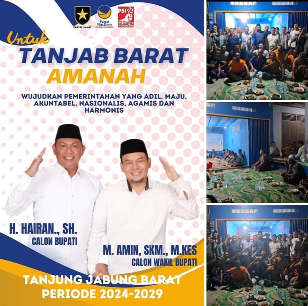 Kompak Inginkan Perubahan Ratusan Masyarakat Renah Mendalu Teriak Dukung Hairan-Amin 