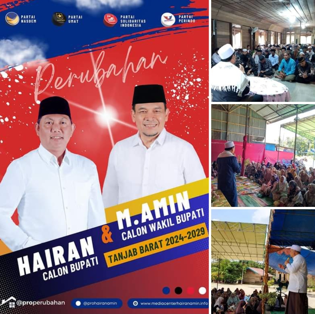 Sering Diundang Ceramah, Cawabup Ustadz Amin Jadi Idola Masyarakat Tanjab Barat 