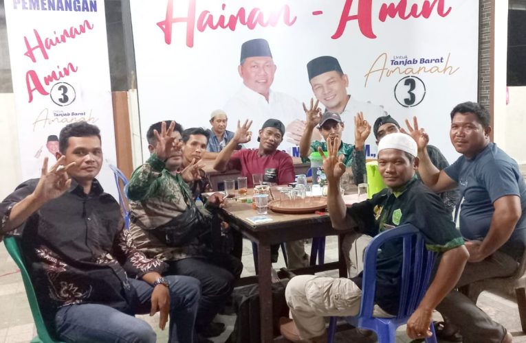 Sambangi Rumah Pemenangan, Tokoh Masyarakat Senyerang Tegas Nyatakan Dukung Hairan-Amin