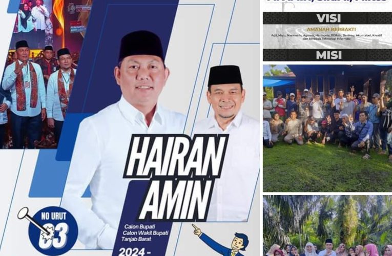 Acungkan 3 Jari, Masyarakat Kuala Betara Siap Menangkan Hairan-Amin 