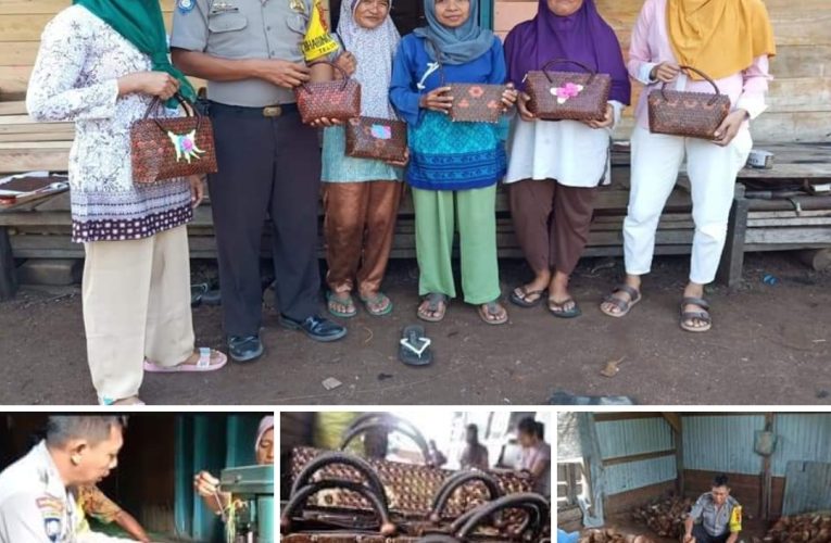 Inovasi Ipda Ucen S Kasih Ajak Masyarakat Sulap Limbah Batok Kelapa Jadi Pundi Uang
