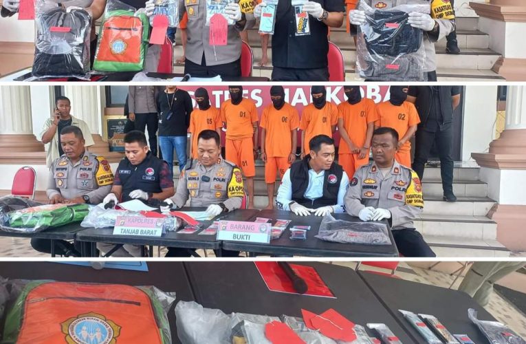 Satnarkoba Tanjab Barat berhasil gagalkan Penyeludupan 3 Kg Sabu dan Amankan 6 Orang Tersangka, Diduga Jaringan Internasional