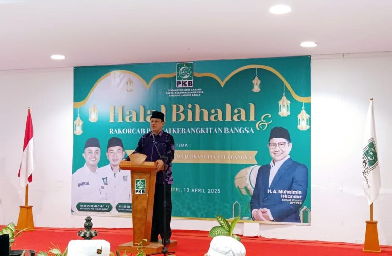 Wabup Katamso Hadiri Rakorcab PKB: “Terus Jaga Kekompakan Demi Tanjabbar Maju”