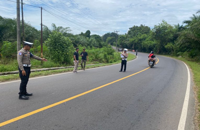 Polres Mesuji Olah TKP Terkait Laka Lantas di Desa Sumber Rejo Ini Kornologisnya