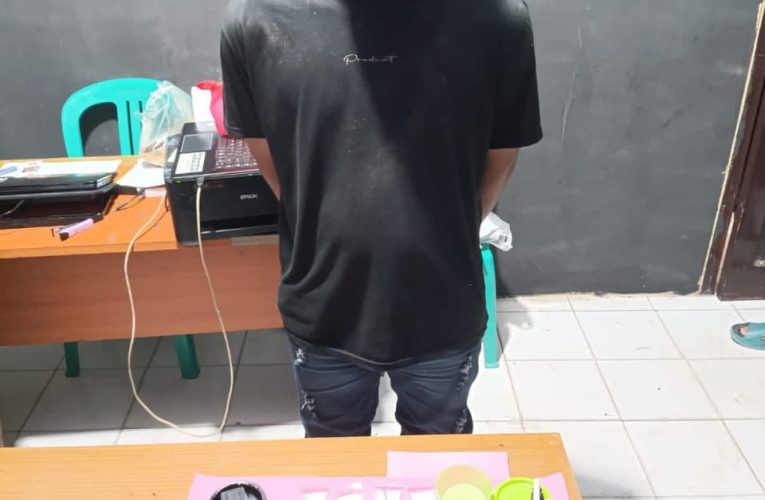 Polsek Tebing Tinggi Tangkap TAP, Pengedar Sabu Muda dengan Barang Bukti Lengkap