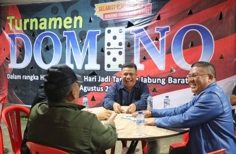 64 Peserta Ramaikan Turnamen Domino HUT RI ke-80 dan HUT Tanjab Barat ke-60