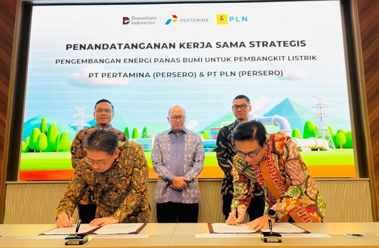 Diinisiasi Danantara, PLN – Pertamina Teken Kerja Sama Pengembangan Energi Panas Bumi Nasional