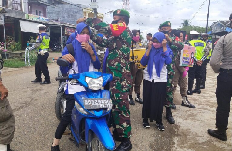 Giat Gakkum Ops Yustisi Covid 19 Gabungan TNI, Sat Pol PP dan Dishub Kab. Mura