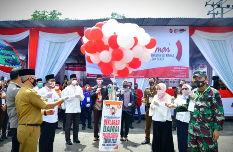 Ciptakan Pilkada Damai KPU Mura Selenggarakan Deklarasi Pilkada Damai