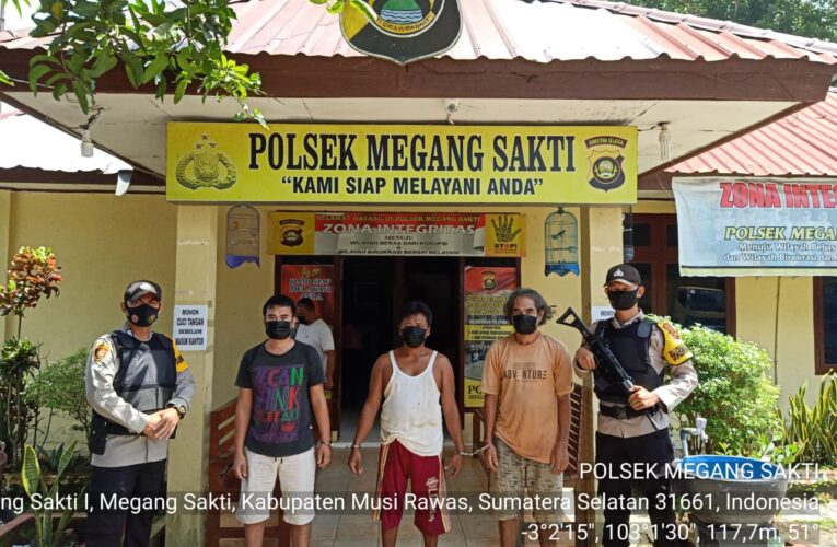 Tiga Dari Empat Terduga Pelaku Perampok Buah Sawit Berhasil Diringkus Polisi