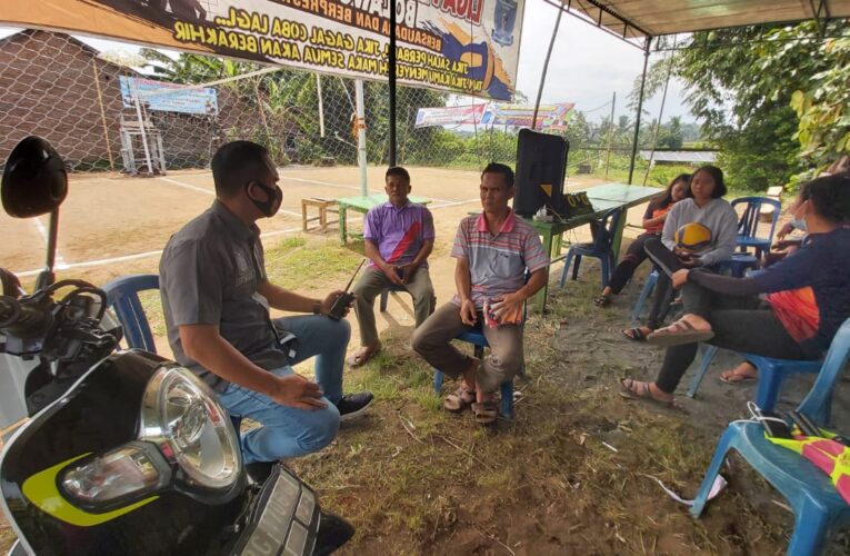 Polsek Tugumulyo Membatalkan Pelaksanaan Turnamen Voli di Kelurahan B Srikaton Tugumulyo