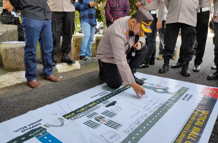 Persiapan Pengamanan Pleno di KPU, Polres Mura Gelar Kegiatan TWG