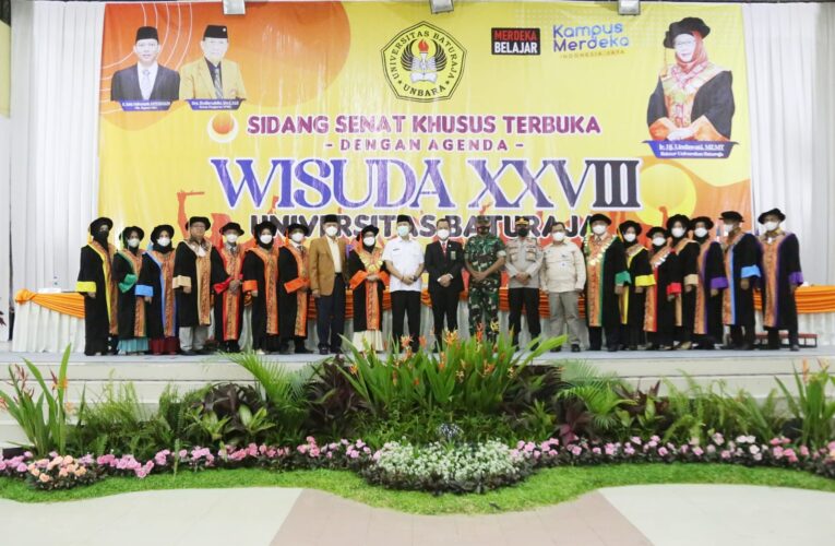 PLH Bupati OKU Hadiri Acara Wisuda Sarjana XXVIII Universitas Baturaja Tahun 2022 ini Pesannya