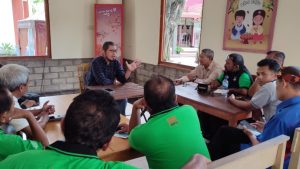 Saat kegiatan di wisata Sumber Pelangi Tugusari