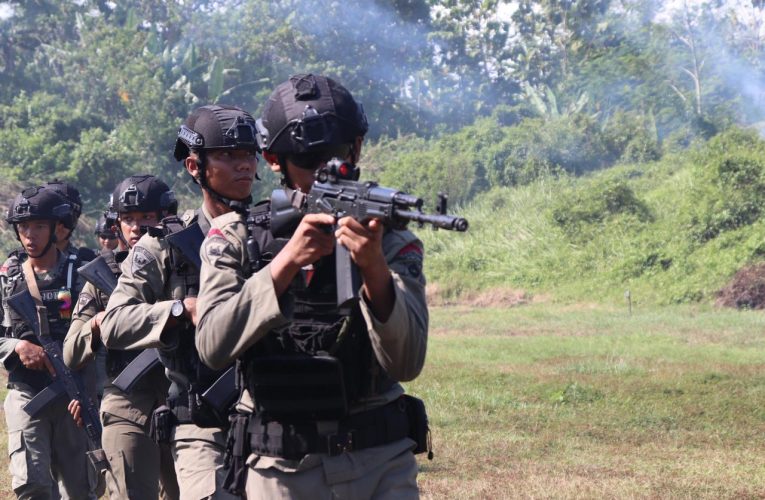 Asah Kemampuan, Batalyon C Pelopor Satbrimob Polda Banten Laksanakan Latihan GAG