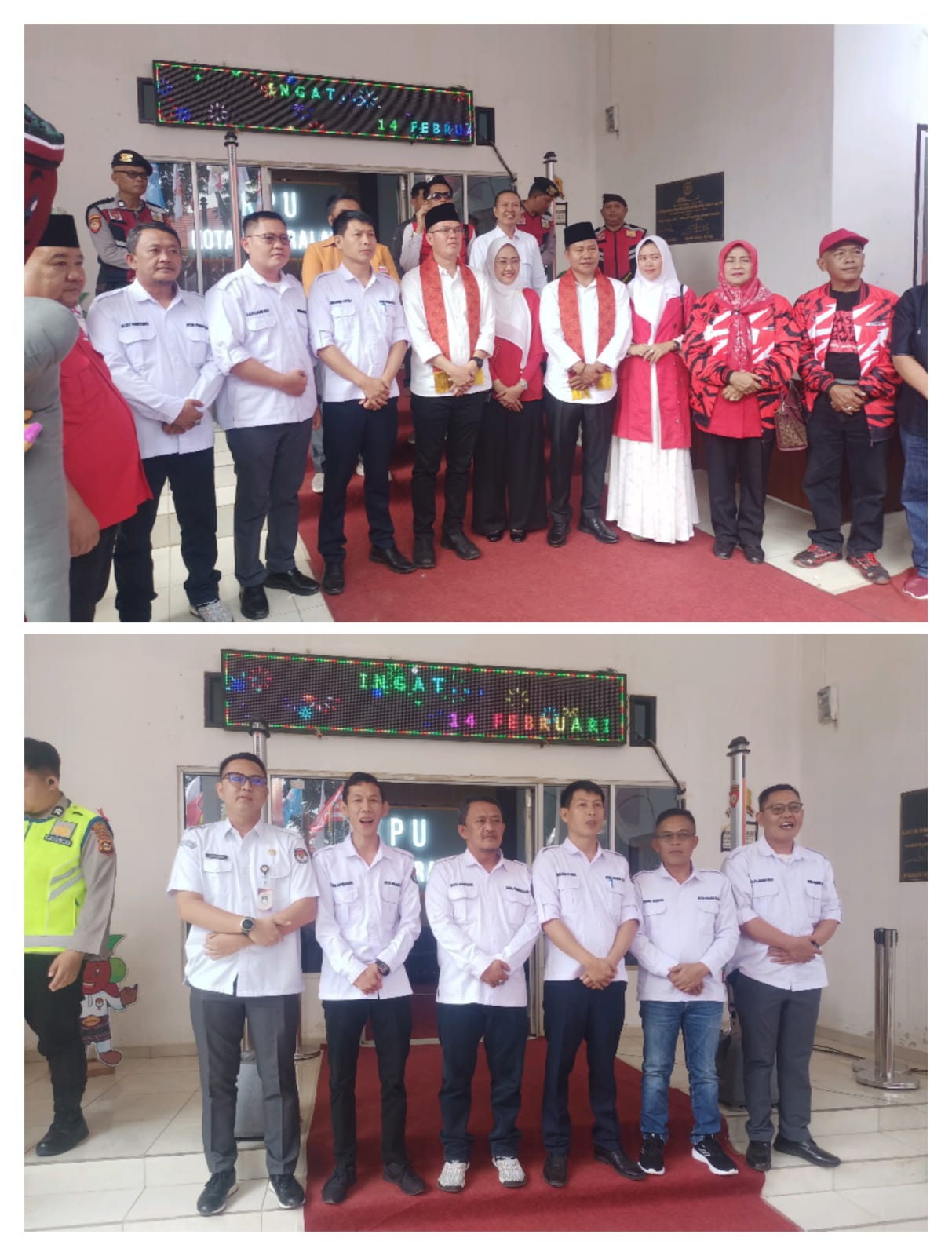 Cawako dan Cawako ALFA Resmi Mendaftar Ke KPU Kota Pagar Alam
